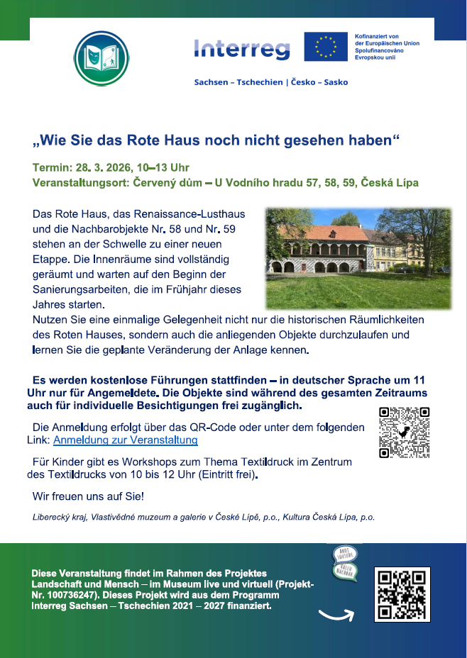 Plakat Führung Rotes Haus