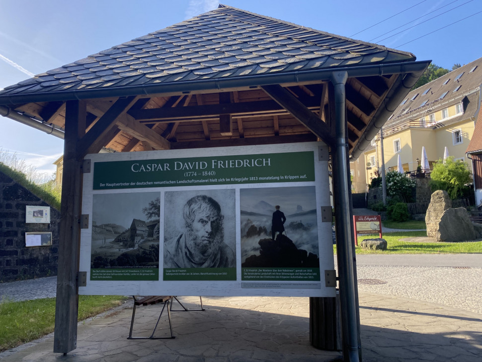 Casper-David-Friedrich Weg in Krippen