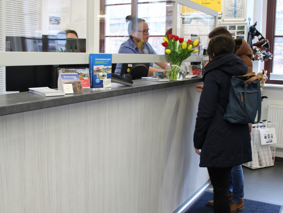 Servicebüro im Nationalparkbahnhof Bad Schandau