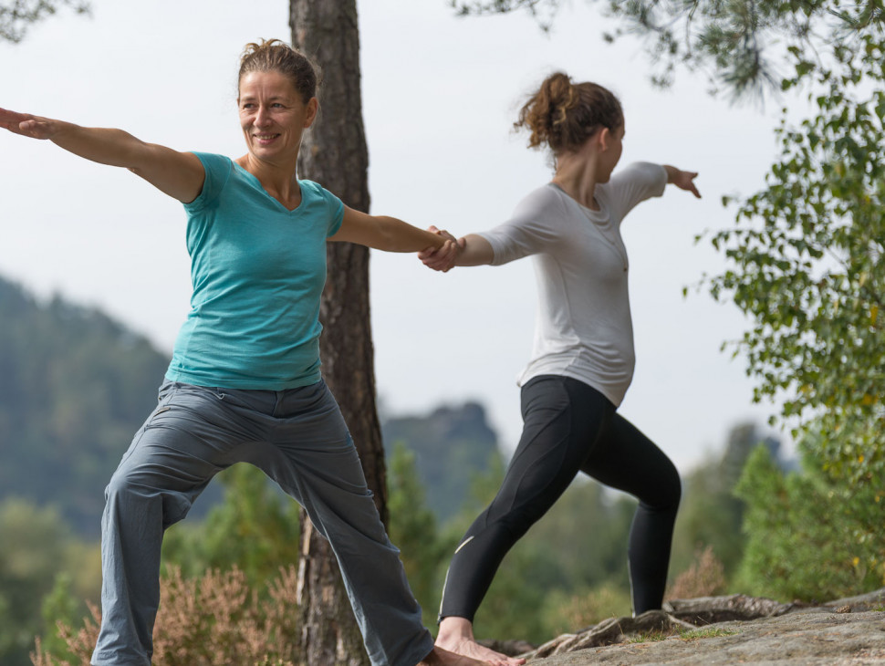 Yoga in einzigartiger Umgebung