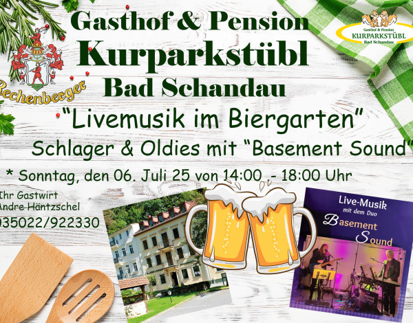 Live-Musik im Biergarten, Juli