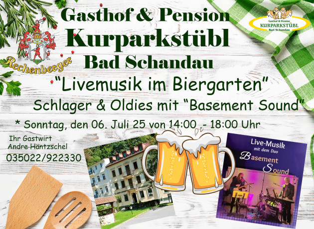 Live-Musik im Biergarten, Juli