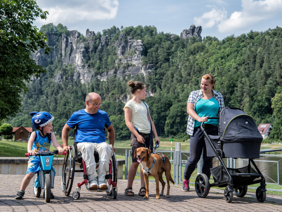 Mit Einschränkung unterwegs in der Sächsischen Schweiz