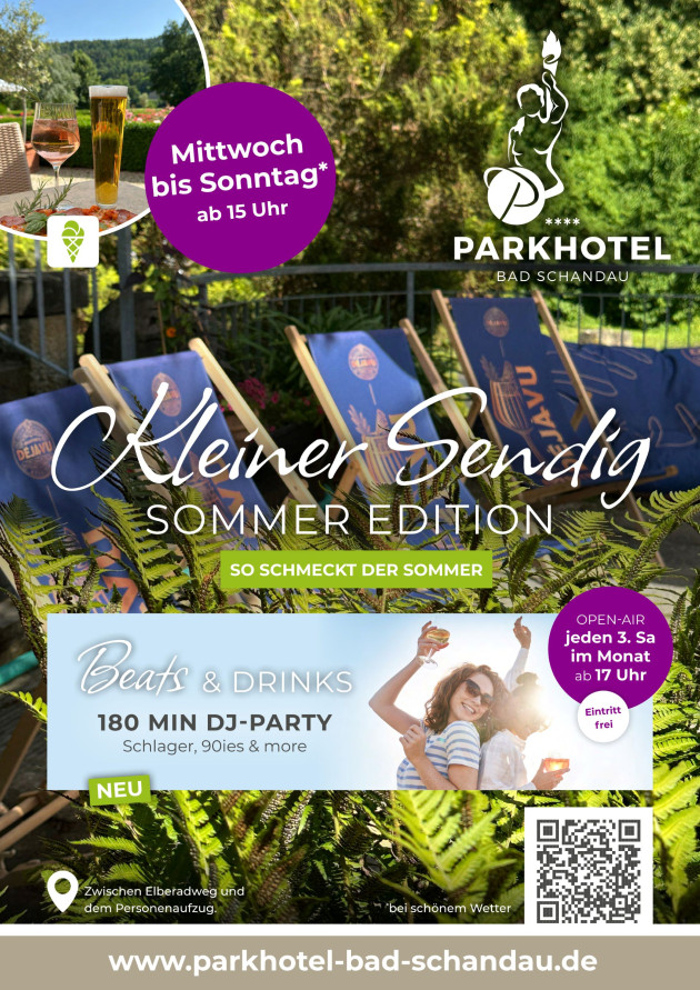 Parkhotel Kleiner Sendig Sommer Edition 2026