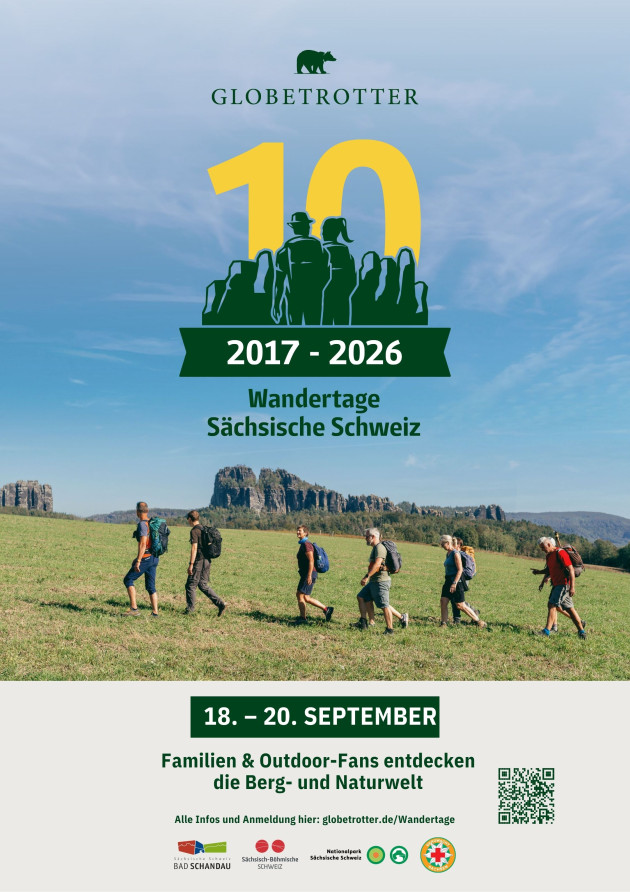 10 Globetrotter Wandertage Plakat