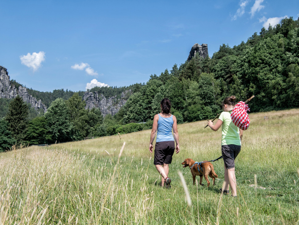 Wandern mit Hund in der Sächsische Schweiz