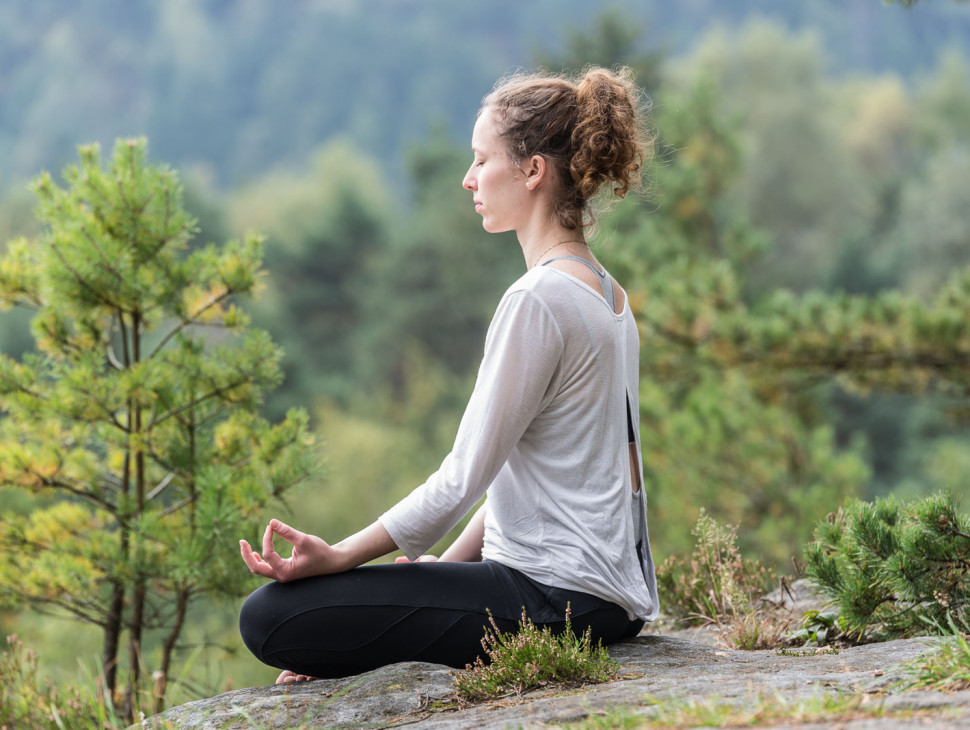 Yoga und Wandern in der Sächsischen Schweiz