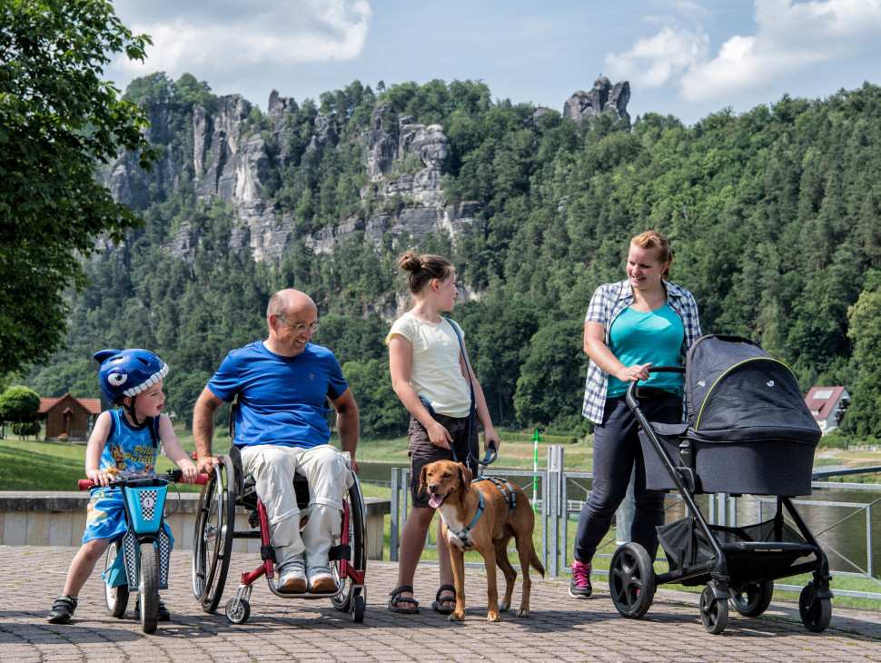 Mit Handicap unterwegs in der Sächsischen Schweiz